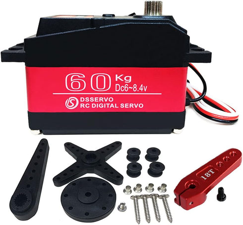 ANNIMOS 60KG Digital Servo 8.4V High Voltage Stainless Steel Gear Large Torque High