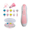Baby Nail Trimmer File with Light Safe Electric Nail Clippers Kit for