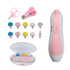Baby Nail Trimmer File with Light Safe Electric Nail Clippers Kit for