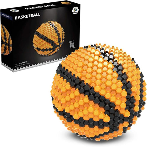 KADELE Basketball Building Block Set, Adults challenging STEM Block Decorations, Miniature 3D