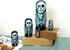 Lorveelo Skull Nesting Dolls - Cute Animal Matryoshka Doll Handmade Wooden Dolls for Children Christmas Birthday