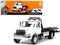 International Durastar 4400 Flatbed Tow Truck - Die-cast Car Toy for Kids and Adults, White