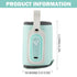 CAKEEYUM 21w Baby Bottle Warmer, Temperature Adjustable PU Portable Bottle Warmer with Handle Rechargeable Digital