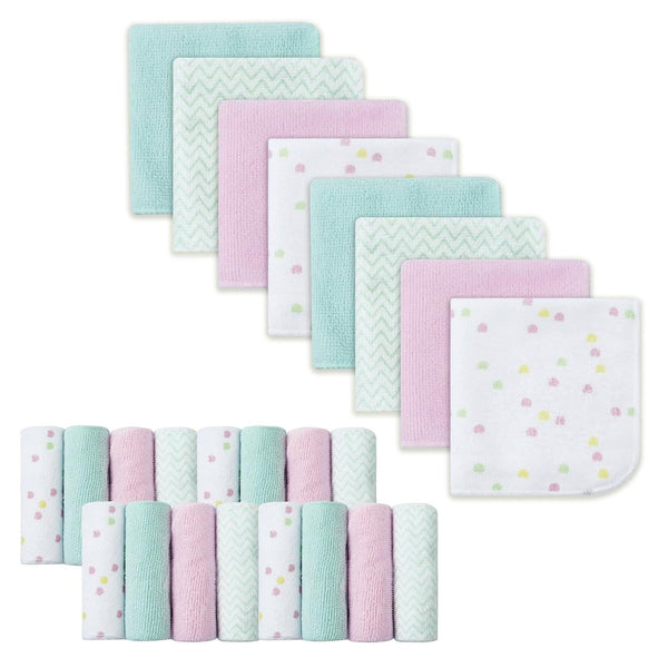 softan Baby Washcloths, 24Pack Baby Wash Cloths Extra Soft & Ultra Absorbent,