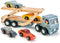 Tender Leaf Toys Car Transporter - Imaginative Play Gift for Children, Encourages Social Development