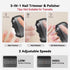 generic Trimmer: 3-in-1 2-Speed, Electric Nail Clipper Fingernail Automatic Nail Polisher with LED Light, Clip Storage