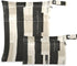 GakkiGii Dark Stripes Wet Dry Bag with Zippered Cloth Diapers, Reusable Wet Bag