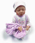 Reborn Baby Dolls Clothes Outfits 22 Inch Girl Clothing Accessories 5 Pcs Set for 20-23 Inch Newborn Dolls