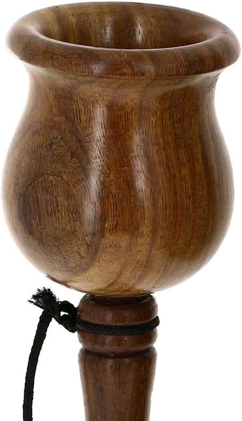 Handcrafted Wooden Ball & Cup Pottery Game for Fun
