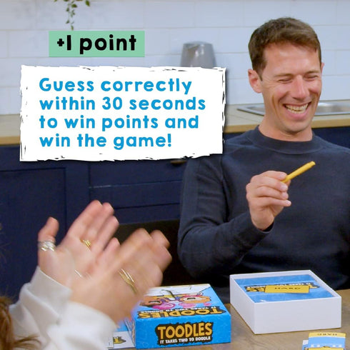 8+, 3-10 15-20 Toodles Party Game - Hilarious Drawing Game for Game Night! Cooperative Game, Fun Family Game for Kids