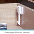 Toddleroo by North States Cabinet Latches, ABS, White, Inside Installation, Child Safety, Pack of 10