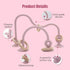 High Chair Toys with Suction Cups - Food Grade Silicone Teething Toy for Kids 6-18 Months, Perfect for Travel