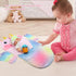 Baby Doll Sleeping Bag Toy Playset - Rainbow Unicorn Doll Bedding Accessories with Eye Mask