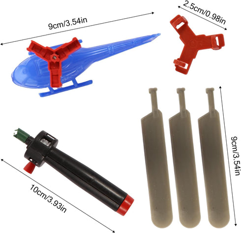 8 Pack Planes Toys, Flying Toy Helicopter for Kids, 360° Rotating Airplane Toys for Boys Girls