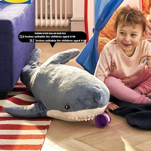XIYUAN 39.3-Inch SharkPlush Toy Giant SharkStuffed Animal Soft SharkPillow Cushion Shark Plush Pillow Chubby Stuffed