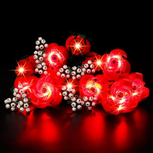 Kyglaring LED Light Kit for Lego Icons Roses Bouquet 2024 Building Set, Lighting Kit Designed for Lego 10328 Botanical