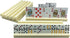 Yuanhe 4Pack Plastic Domino Holders - Domino Racks Trays Organizer for Classic Board Games Tiles Family Games Accessories