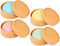 4 PCS Colorful Dumpling Stress Balls, Fidget Sensory Toy for Stress Relief, Squeeze Dough Ball Hand Toy