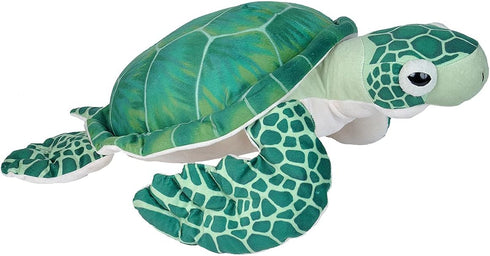 Wild Republic Sea Turtle Plush, Stuffed Animal Toy, Gifts for Kids, Living Ocean 23 Inches, Green