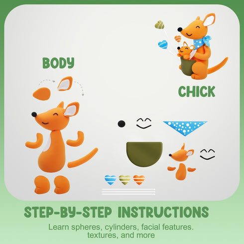 12 LOUFOR Air Dry Clay Kits - Modeling Clay for Kids, Ultra Light & Soft, Safe & Non-Toxic, Boxes DIY Model Magic Clay