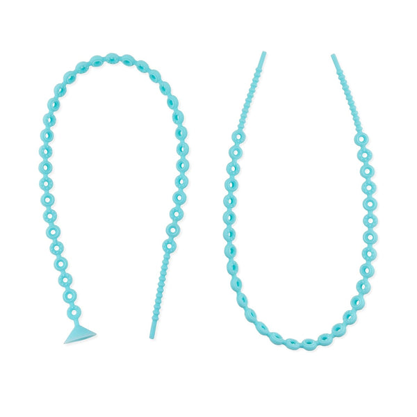 Bumkins Pacifier Clip Feeding Supplies for Baby Girl or Boy, Safe Platinum Silicone Toy Straps for Teether, Blue