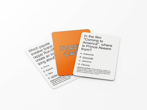 Street Cred: Engaging Urban Black Adult Hood Trivia Game - Celebrate Black Culture with Friends and Family