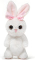 Bearington Bunni Big Head Bunny Plush, 8 Inch White Stuffed Animal