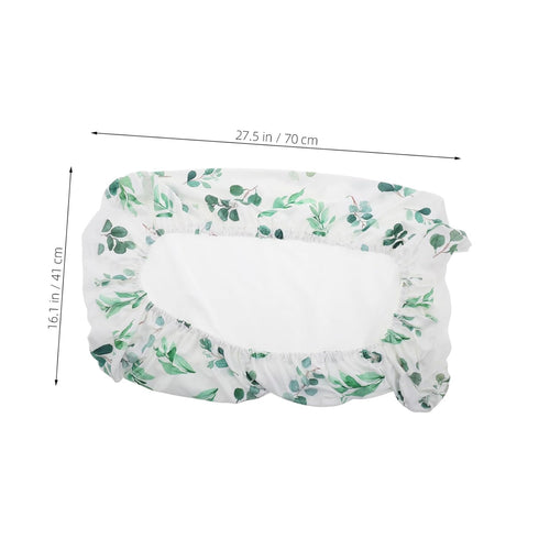 TOYANDONA Changing Table Pad Removable and Washable Nursery Essential for Home and Daycare Gentle Knitted Leaves