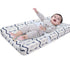 Set 2PK, BlueSnail Print Changing pad Cover Breathable and Comfortable Changing Pad Cover for Boys and Girls (Navy+