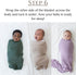 Double Cuddle All-in-One Double Swaddle for Newborns - Secure No-Breakout Baby Swaddle, Lightweight Breathable Bamboo