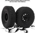 4PCS Rubber Wheel Tyres for RC Car, Antiwear, Fits WPL C-34 1/16 4WD Military Truck