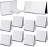 Zhanmai 10 Pcs Blank Game Board, Quad Fold Dry Erase for DIY Game Entertainment Activities, 18 x 18 Inches