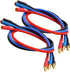 6pcs 3.5mm Banana Gold Bullet Connector Extension Cable for RC Brushless Motor ESC, 16AWG 30CM