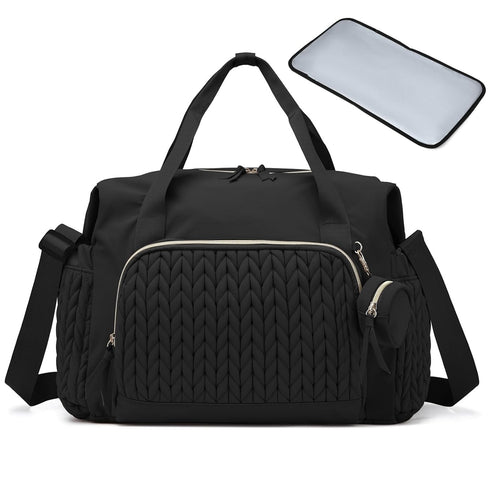 Fwkekye Diaper Bag Tote, Crossbody Large Travel Baby Bag for boys & Girls