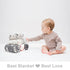 30 40 Inch, BORITAR Baby Blanket Super Soft Minky with Double Layer Dotted Backing, Little Grey Arrows Printed x