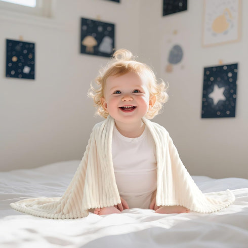 Cozy 30x40 Inch, Soft Fleece Baby Blanket Ultra Baby Blankets for Boys Girls Warm and Lightweight Infant Toddler
