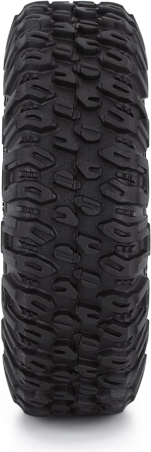 4Pcs 85mm Soft Rubber Terrain Wheel Tires Set for 1/10 RC Crawler Car Axial AX90069 D90 TF2 Tamiya CC01
