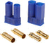 5 Pairs EC5 Banana Plug Connectors - EC5 Male Female 5mm Gold Bullet Plugs for RC ESC LIPO Battery