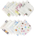 FGDTREE 10Pcs 20x20cm Baby Washcloths Set Cute Cartoon Print Double Layer Gauze Infant