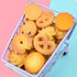 60Pcs X Hot Popcorn Fake Cookies Mini Fake Cookies Artificial Pastries Food Fake Biscuits Model for DIY Craft Home