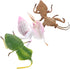TOYANDONA Desktop Decor - 3pcs Plastic Playes Realistic Simulation Model Small Mantis Decoration