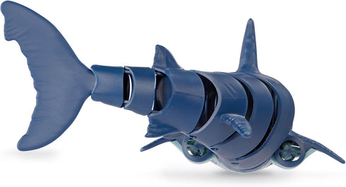 6+ Terra by Battat Remote Control Shark Toy for Bath & Pool Play Electronic Great White Shark with Realistic Movement