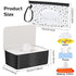 2 Pack Baby Wipe Dispenser, Portable Wet Wipe Pouch, Reusable & Refillable Reusable Travel Wet Wipe Pouch for Bathroom