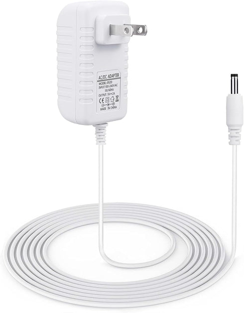 Smays Charger for Hello Baby Monitor HB66, HB6550, HB50, 5V Replacement Power Cord