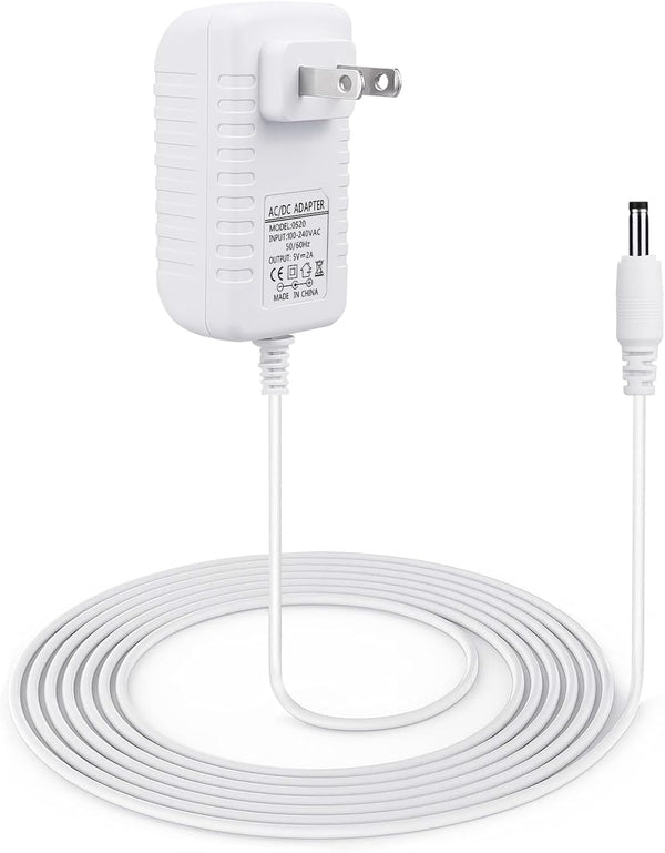 Smays Charger for Hello Baby Monitor HB66, HB6550, HB50, 5V Replacement Power Cord