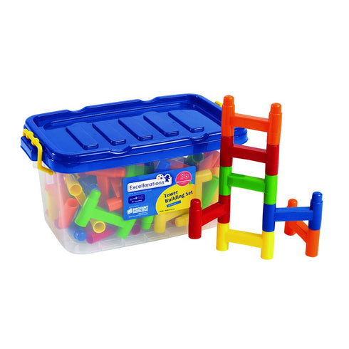 Excellerations 50 Pieces Tower Building Set - Item # Tow