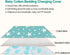 Ultra-Soft Large Washable Baby Changing Pad Mats, Cotton Urine Mat for Diaper Nappy Bedding, Disposable Sanitary Covers