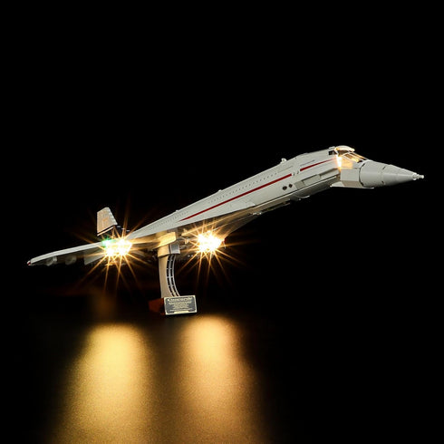 Lightailing LED for Lego 10318 Concorde, Lighting Kit Compatible with Lego Building Blocks Model
