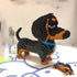 Building Block Animal Dogs, 2100 Pieces Micro Mini Block Dog Set, DIY 3D Toy for Kids or Adults