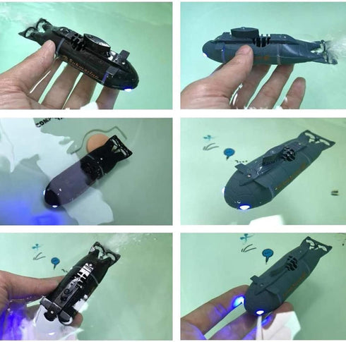2.4G 6CH GoolRC Mini RC Submarine for, Remote Control Boat Remote Control Submarine, Model Electronic Water Toy Boat